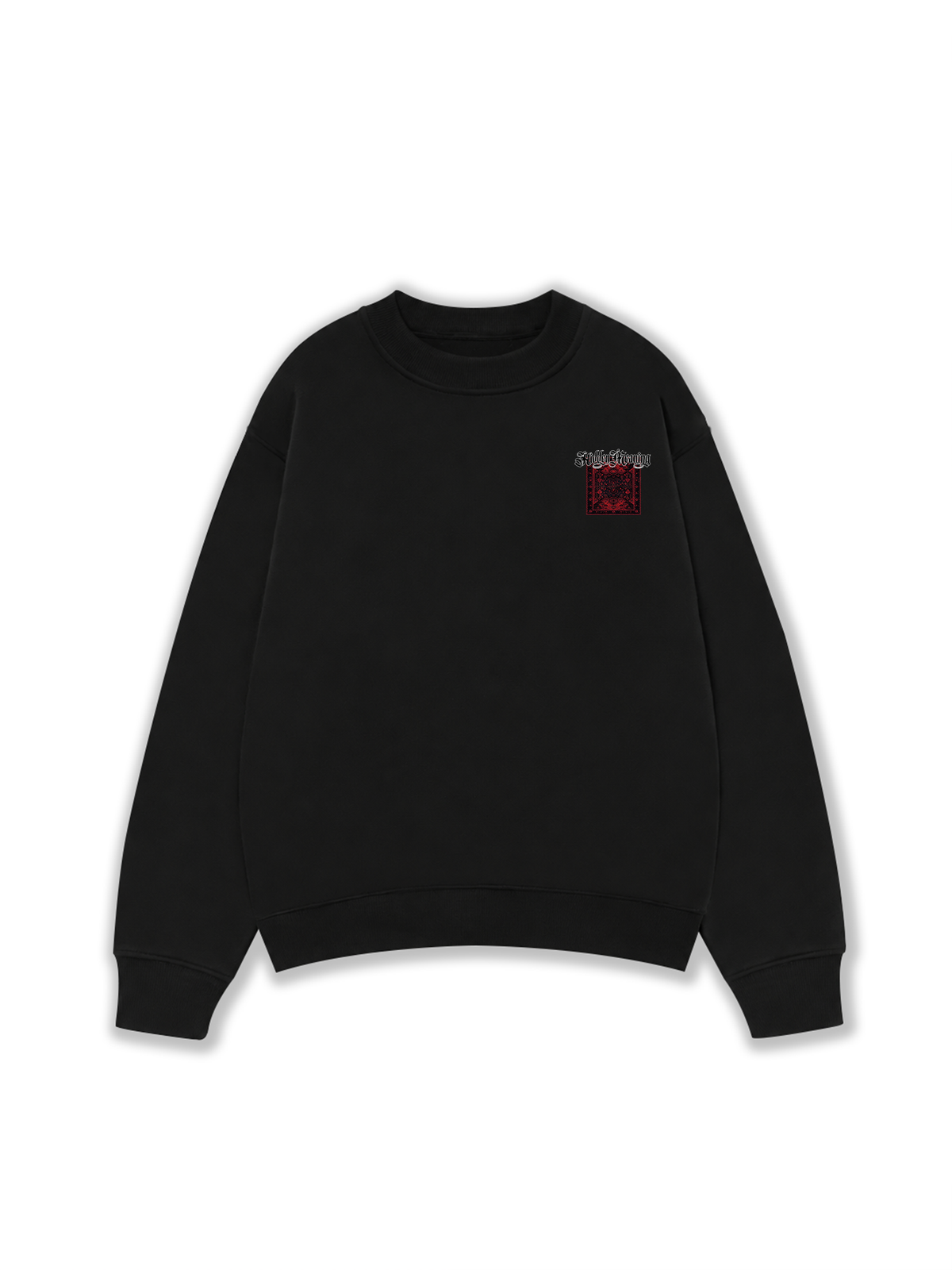 Áo Sweater Nỉ Hai Da Hidden Meaning Red Rug