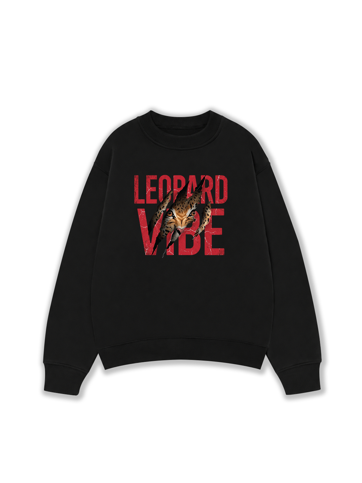 Áo Sweater Nỉ Hai Da Leopard Rip