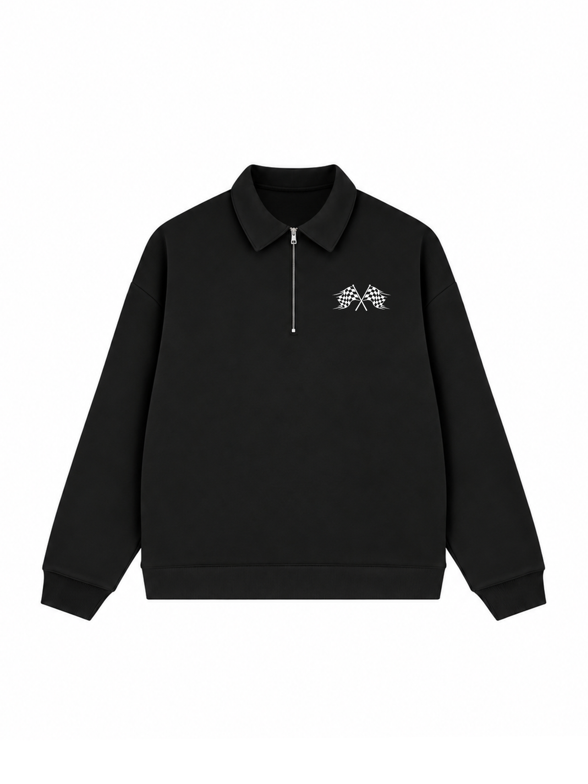 Áo Sweater Polo Nỉ Hai Da Sport Racing Club