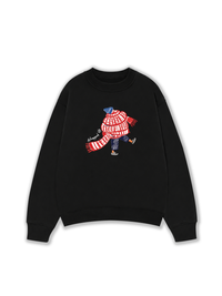 Áo Sweater Nỉ Hai Da Wrapped Up