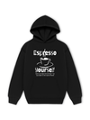 Áo Hoodie Nỉ Hai Da Espresso Yourself