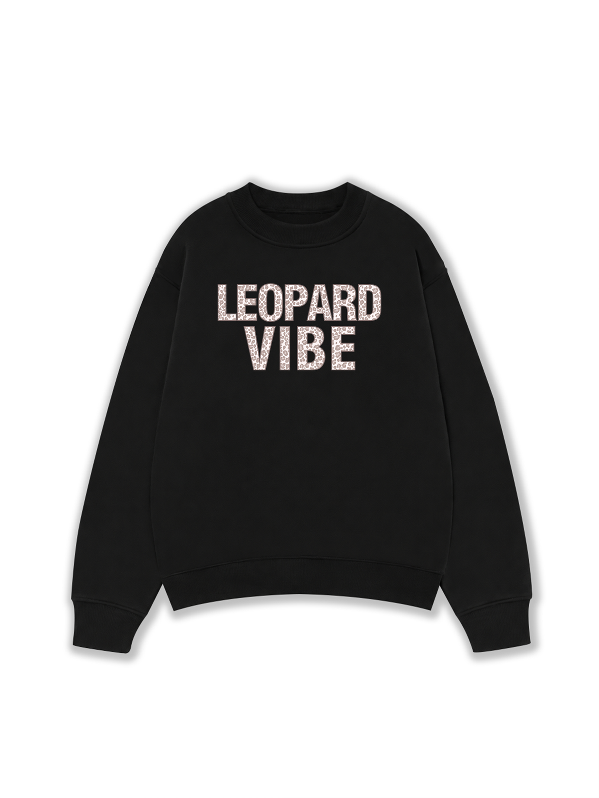 Áo Sweater Nỉ Hai Da Leopard Vibe