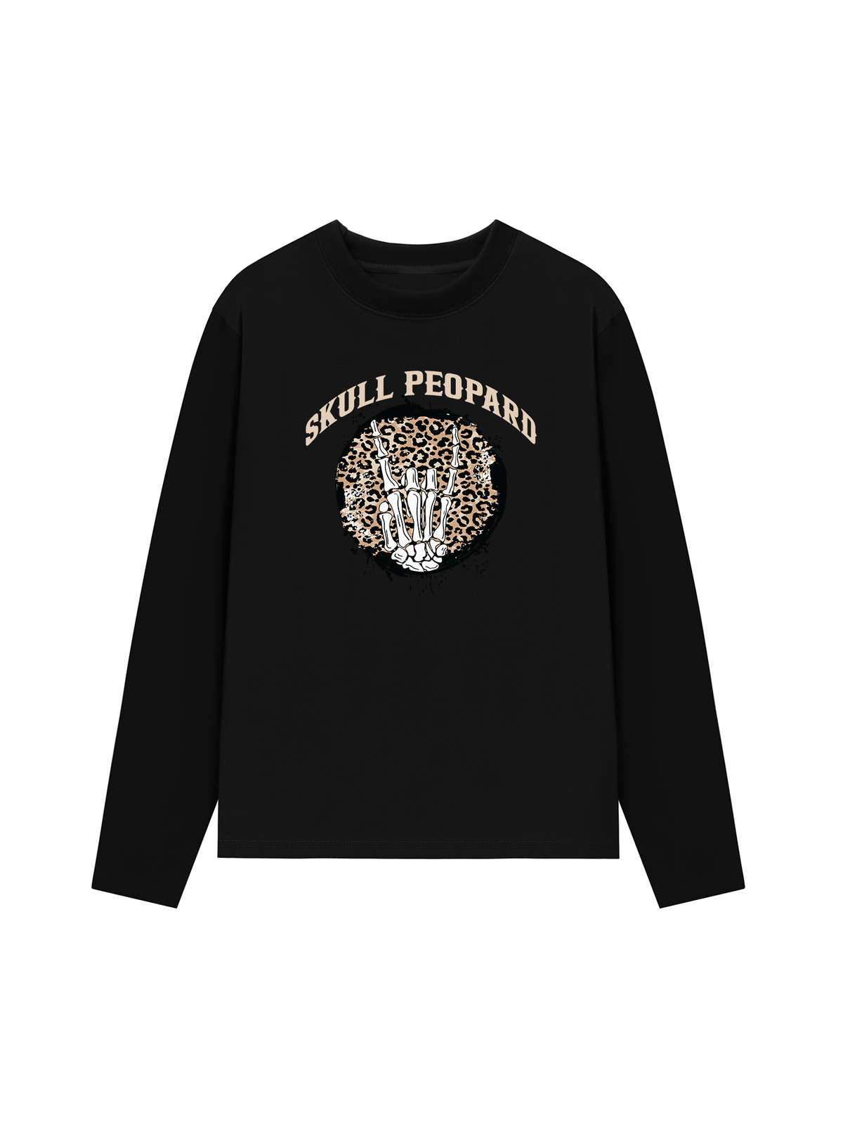 Áo Thun Dài Tay Skull Leopard