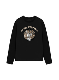 Áo Thun Dài Tay Skull Leopard
