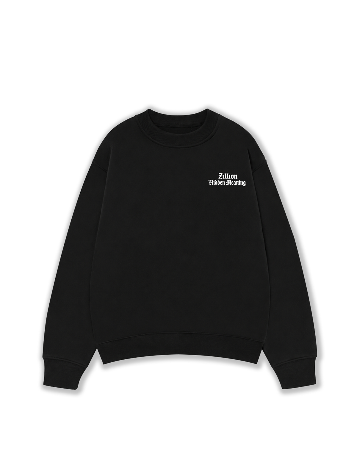 Áo Sweater Nỉ Hai Da Zillion Blue Rug