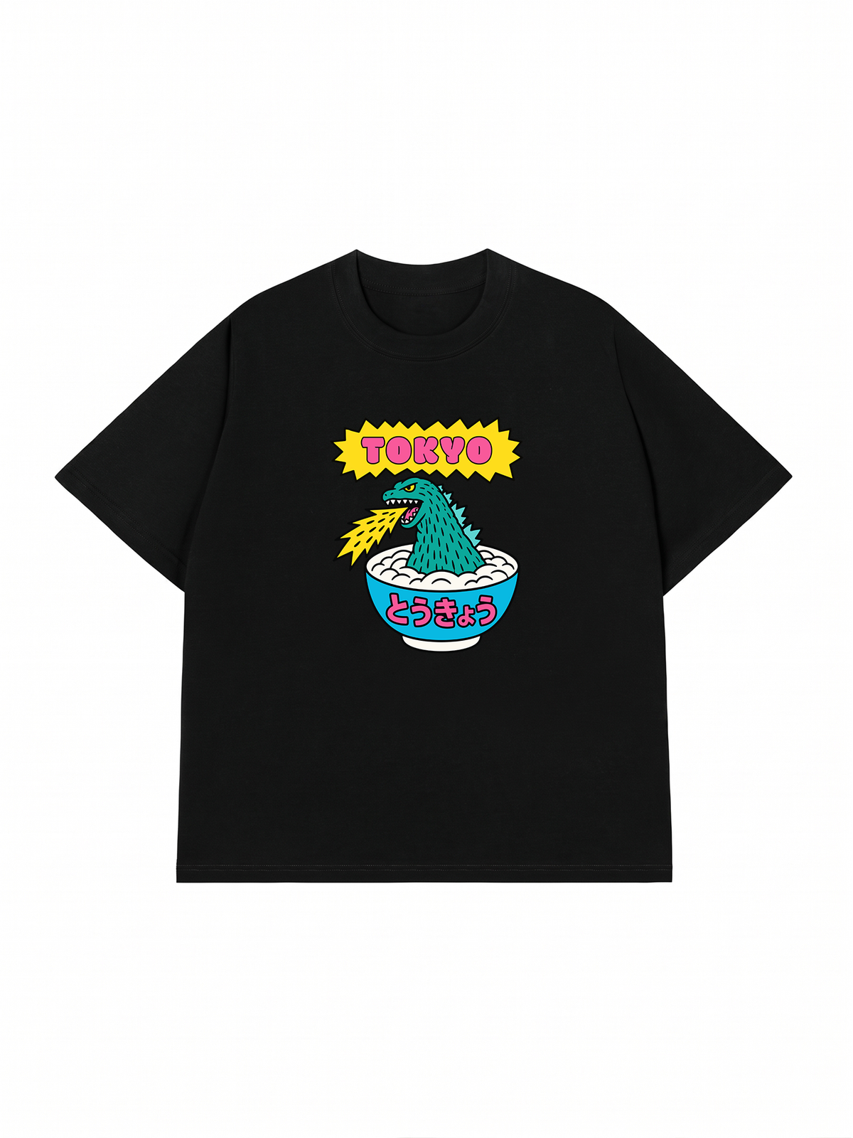 Áo Thun Relaxed Fit Tokyo Kaiju Ramen