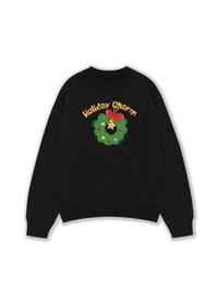 Áo Sweater Nỉ Hai Da Holiday Charm