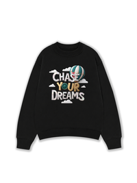 Áo Sweater Nỉ Hai Da Chase Your Dreams