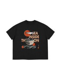 Áo Thun Boxy THE SEA INSIDE THE MOON