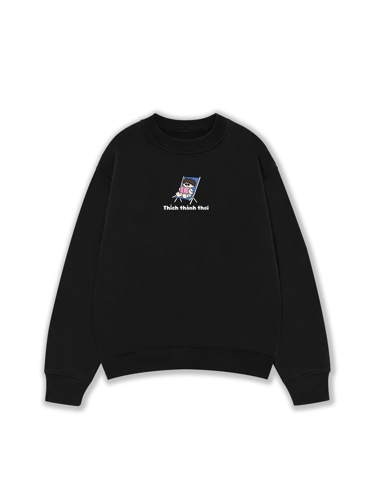 Áo Sweater Nỉ Hai Da Thích Thảnh Thơi