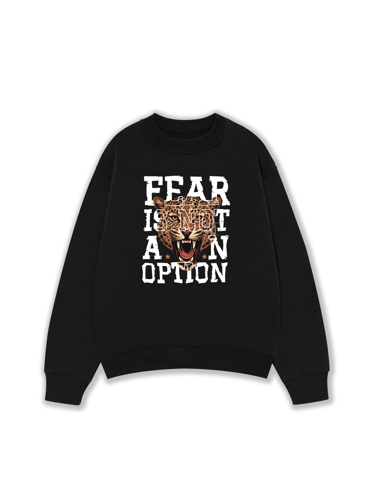 Áo Sweater Nỉ Hai Da Fear Is Not An Option
