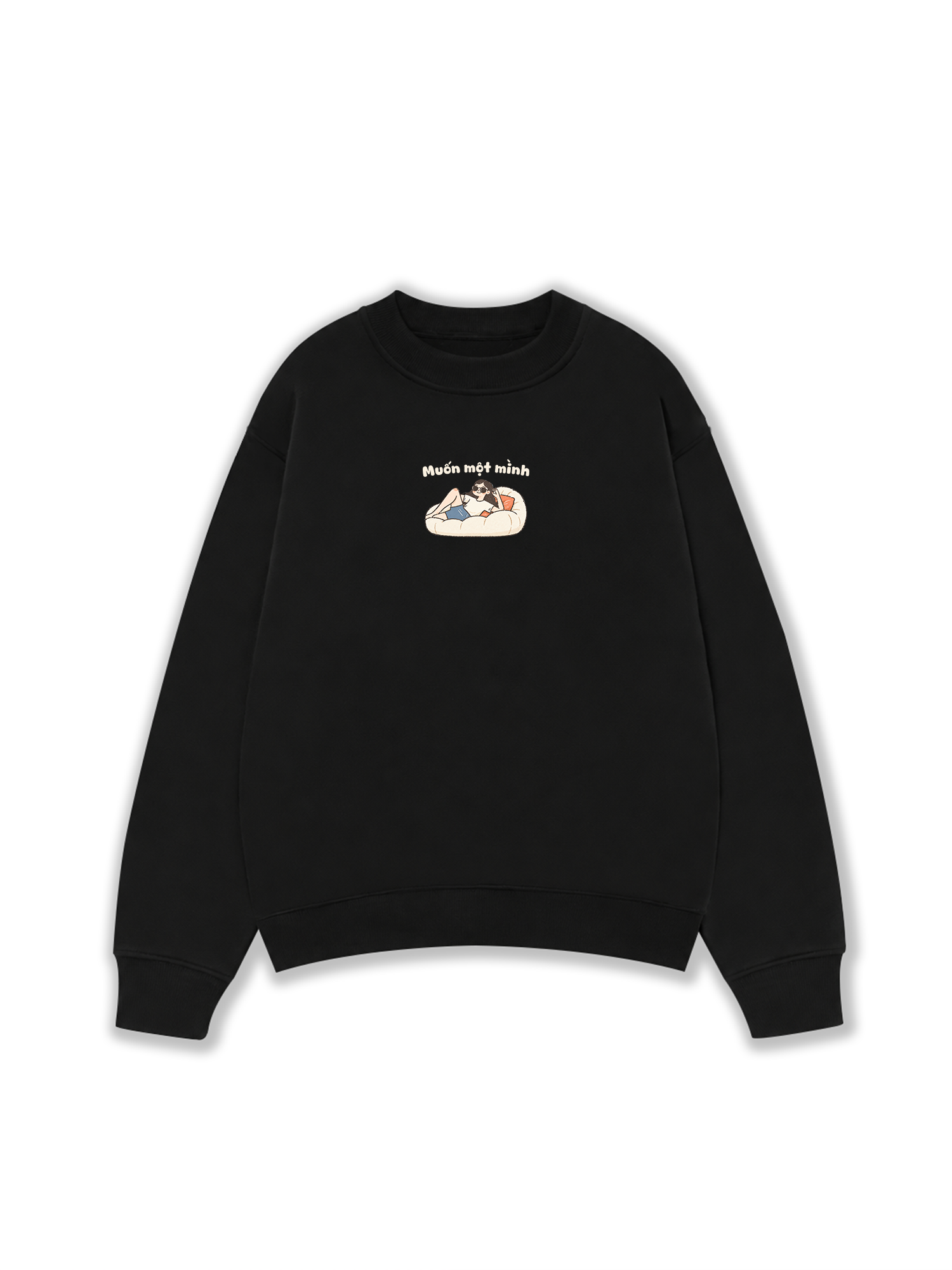 Áo Sweater Nỉ Hai Da Muốn Một Mình