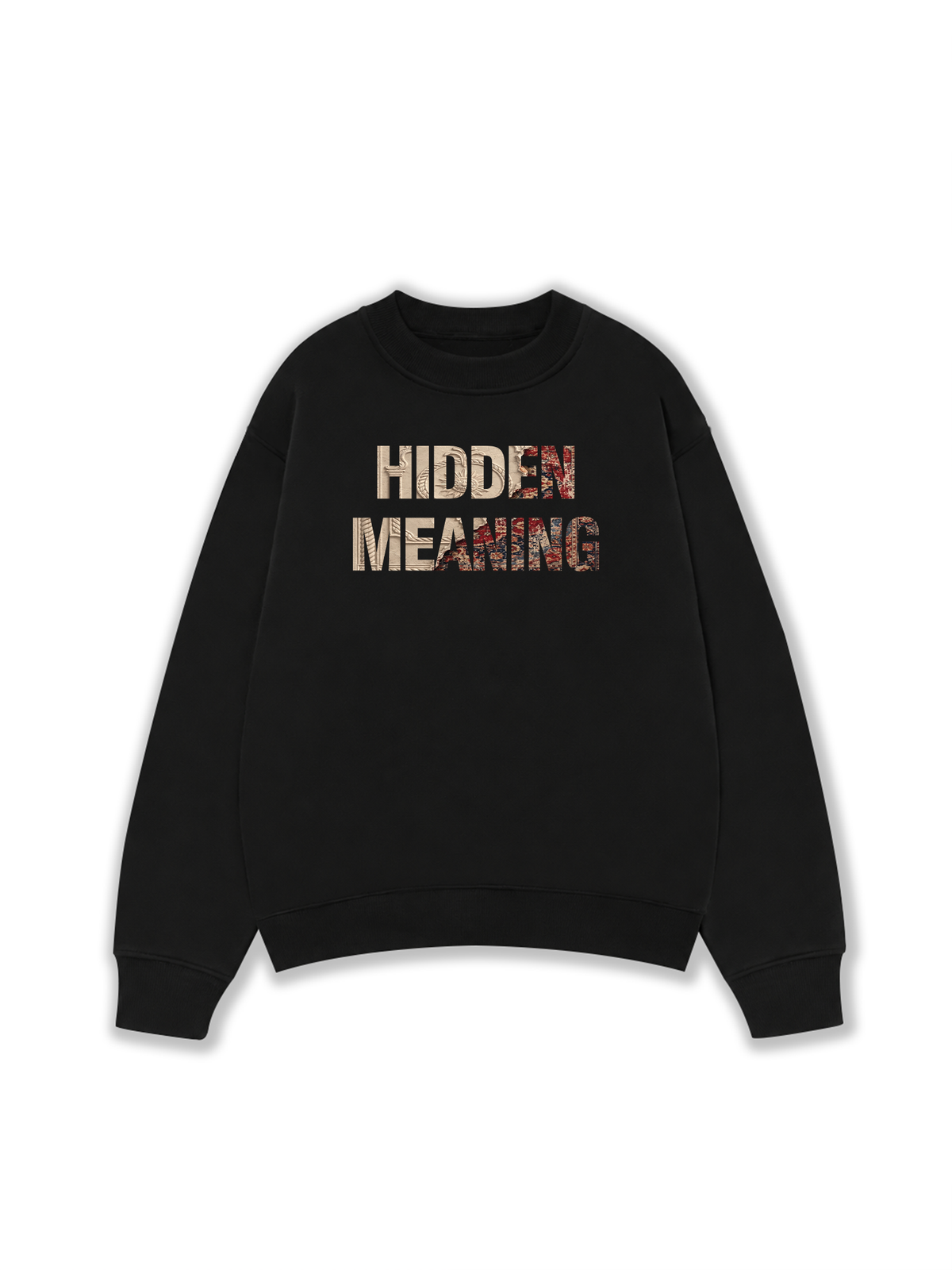 Áo Sweater Nỉ Hai Da Some Truths Stay Hidden
