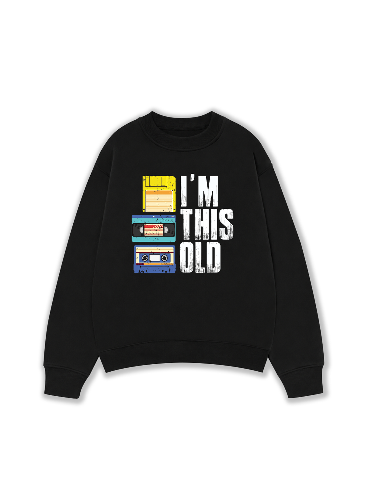 Áo Sweater Nỉ Hai Da I'm This Old