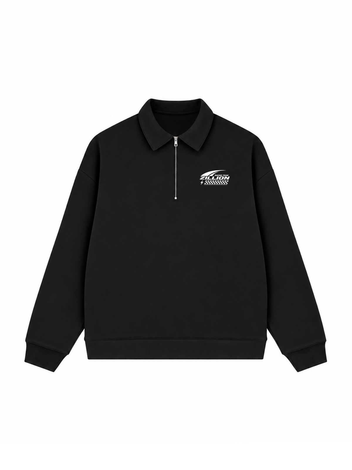Áo Sweater Polo Nỉ Hai Da Racing Team Zillion