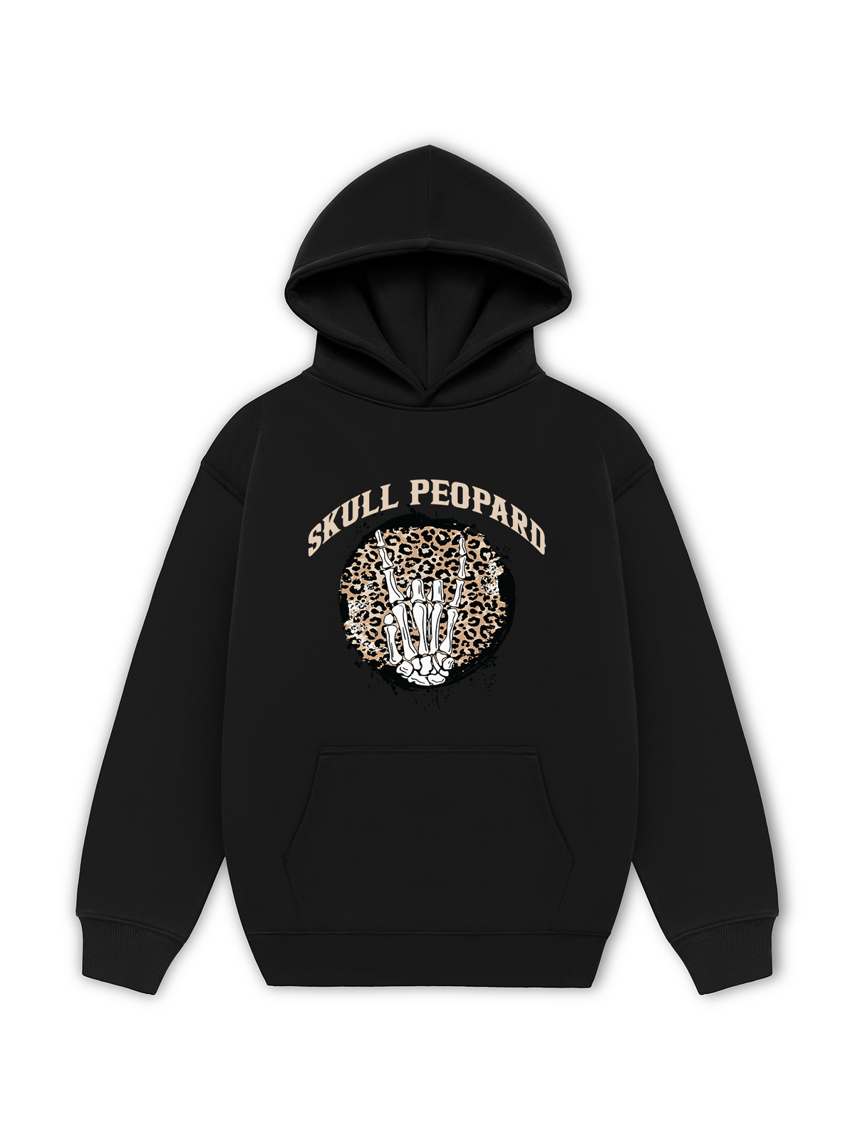 Áo Hoodie Nỉ Hai Da Skull Leopard