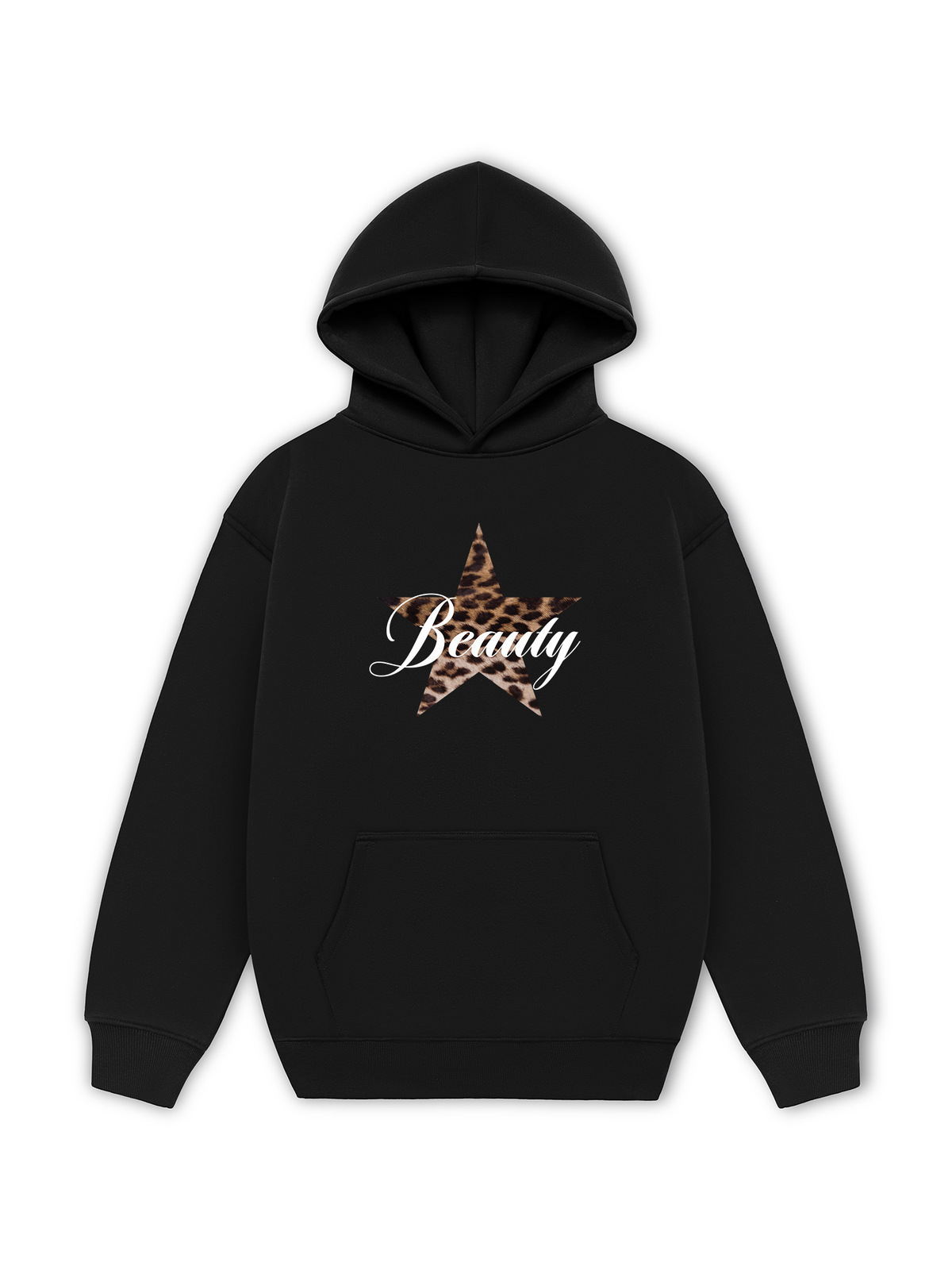 Áo Hoodie Nỉ Hai Da Beauty Leopard Star