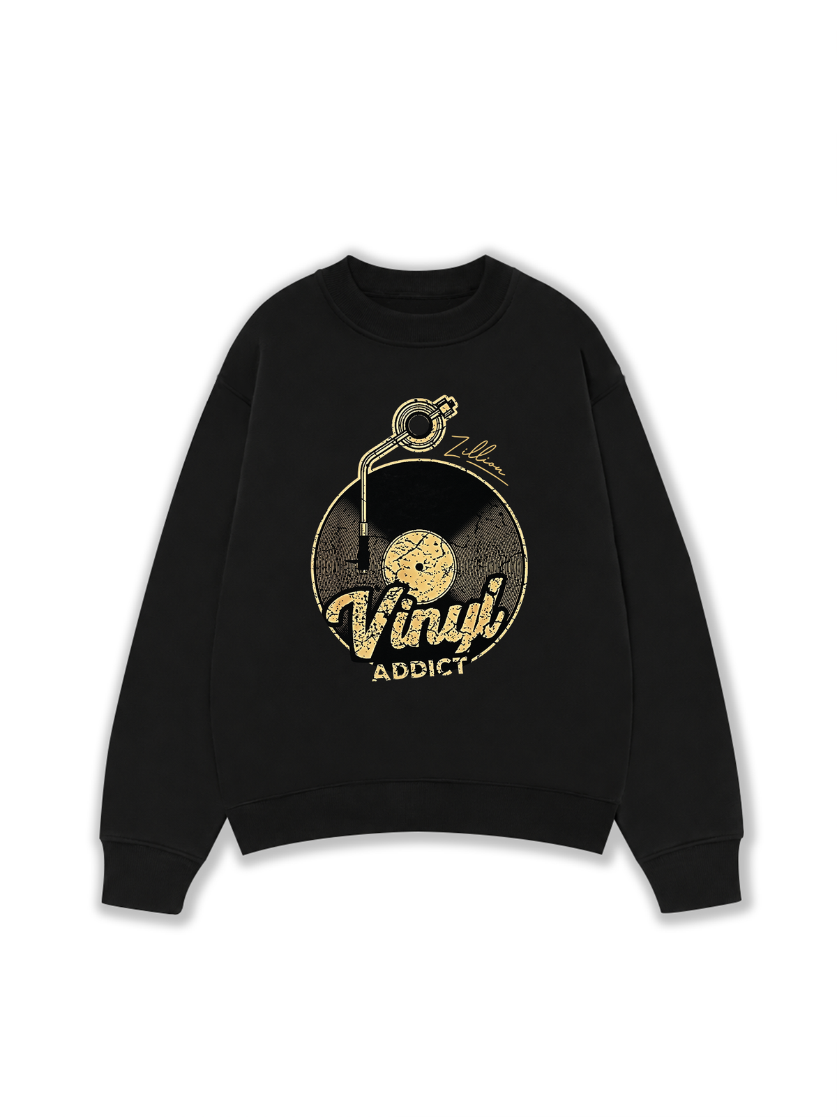Áo Sweater Nỉ Hai Da Zillion Vinyl