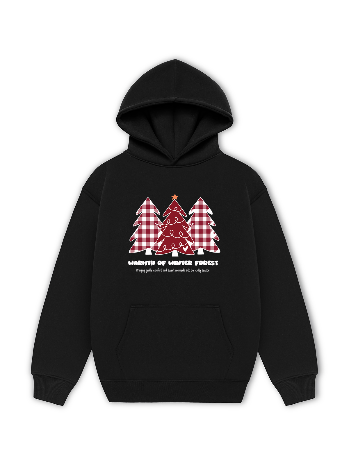 Áo Hoodie Nỉ Hai Da Warmth Of Winter Forest