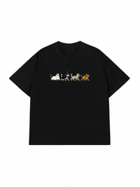 Áo Thun Relaxed Fit Halloween Meow Squad