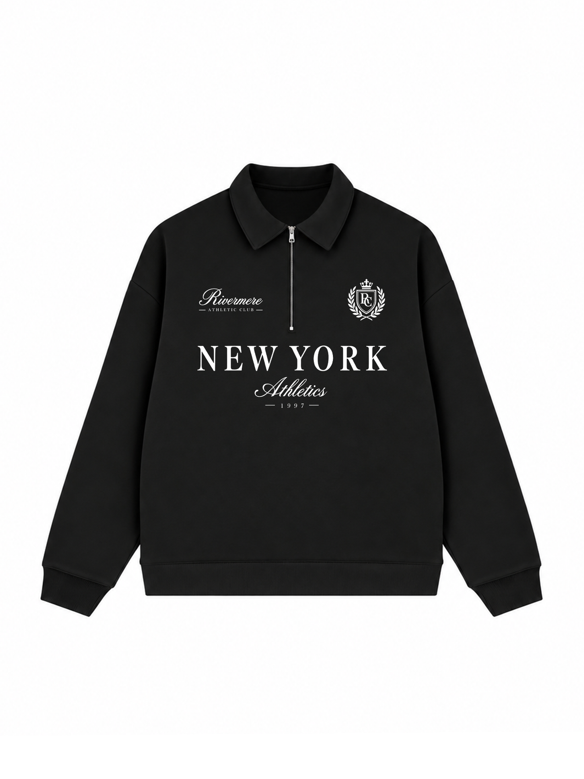 Áo Sweater Polo Nỉ Hai Da New York
