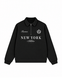 Áo Sweater Polo Nỉ Hai Da New York