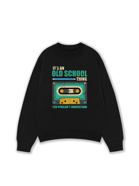 Áo Sweater Nỉ Hai Da Its An Old School