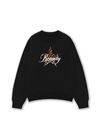 Áo Sweater Nỉ Hai Da Beauty Leopard Star