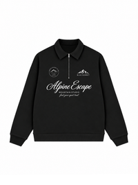 Áo Sweater Polo Nỉ Hai Da Alpine Escape
