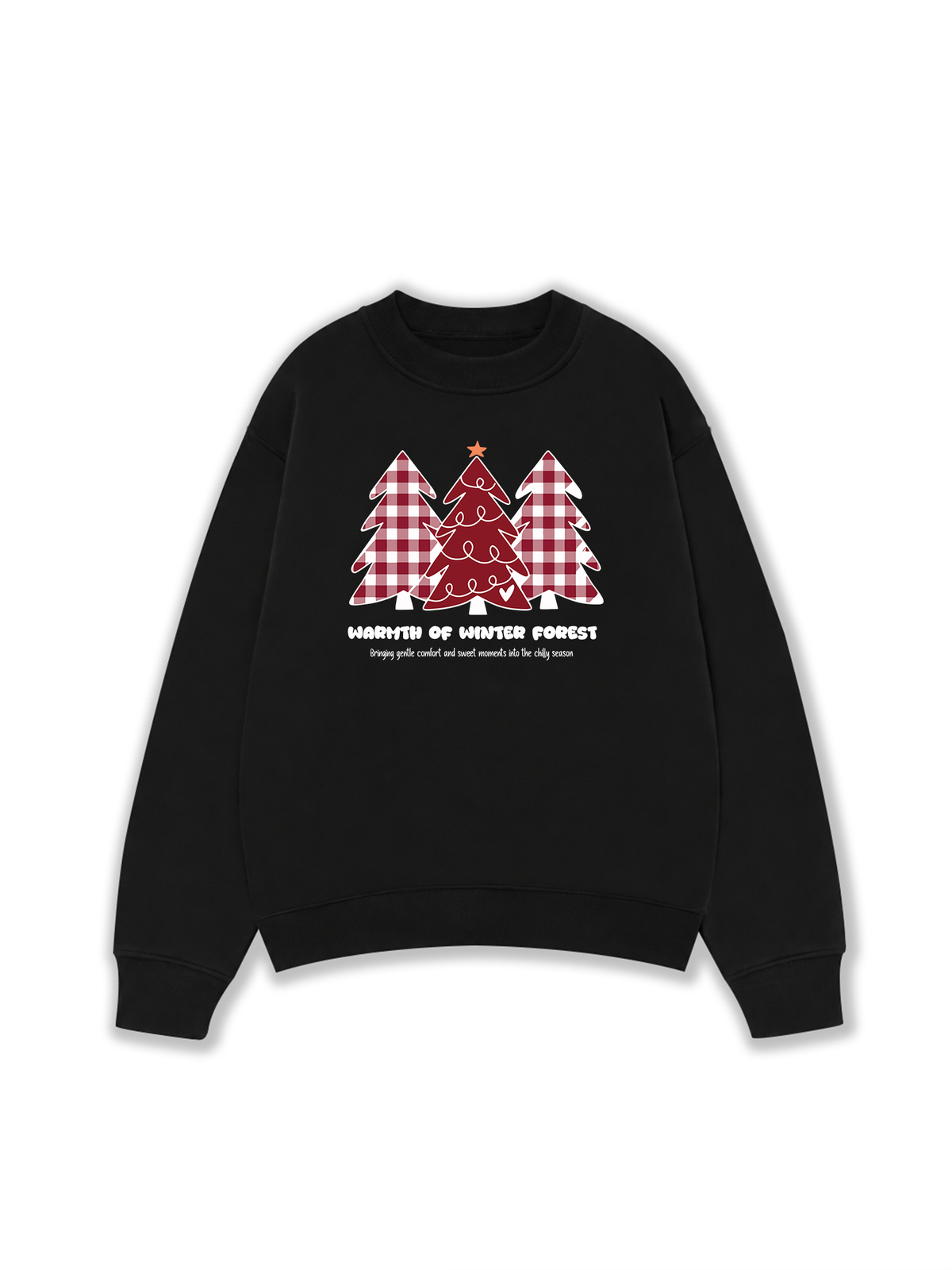 Áo Sweater Nỉ Hai Da Warmth Of Winter Forest