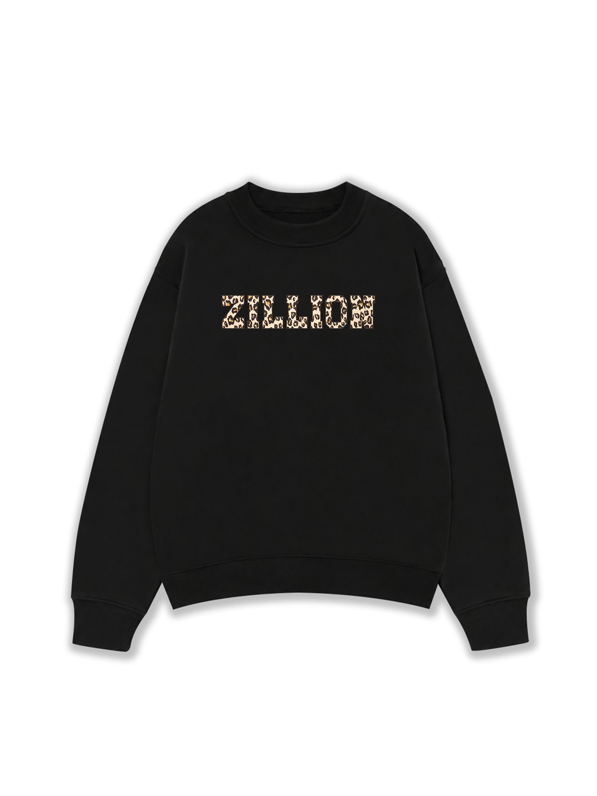 Áo Sweater Nỉ Hai Da Zillion Leopard
