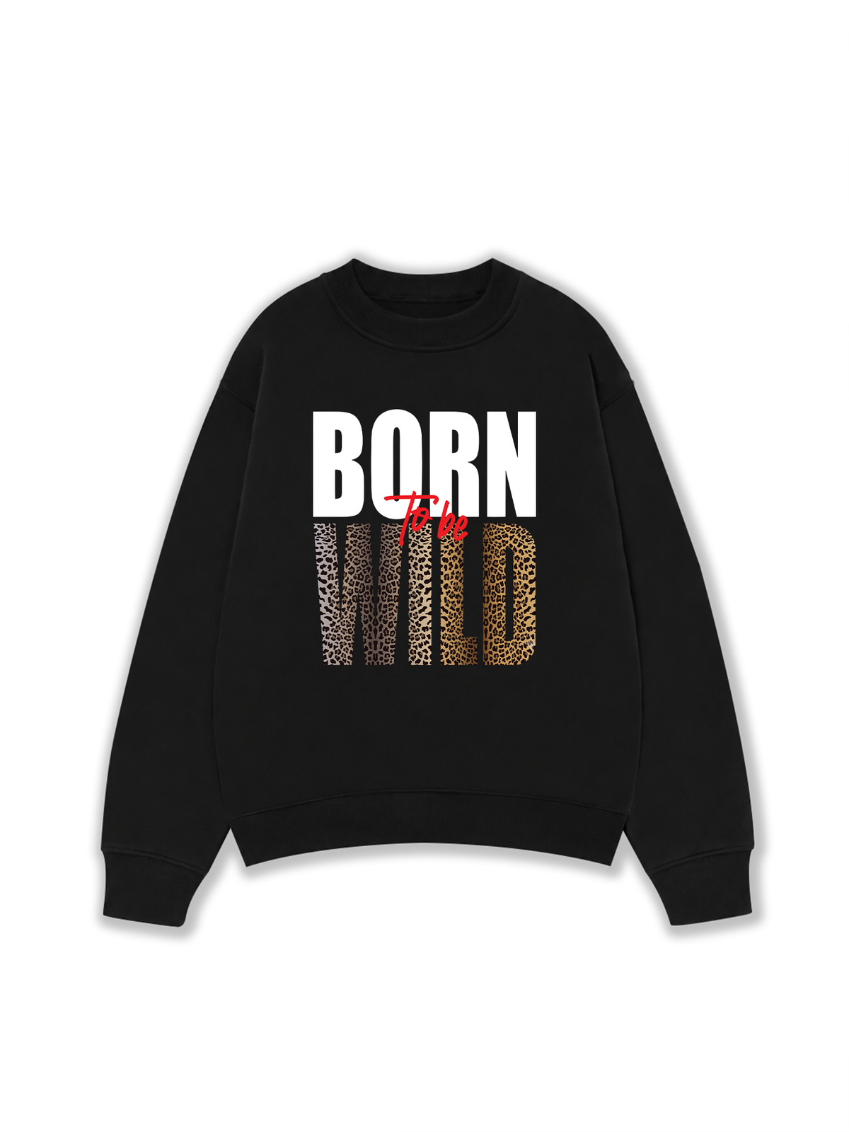 Áo Sweater Nỉ Hai Da Born To Be Wild