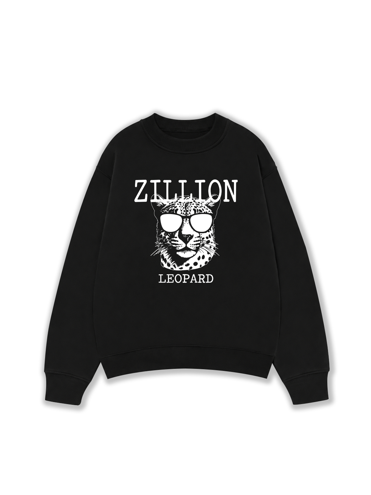 Áo Sweater Nỉ Hai Da Zillion Leopard