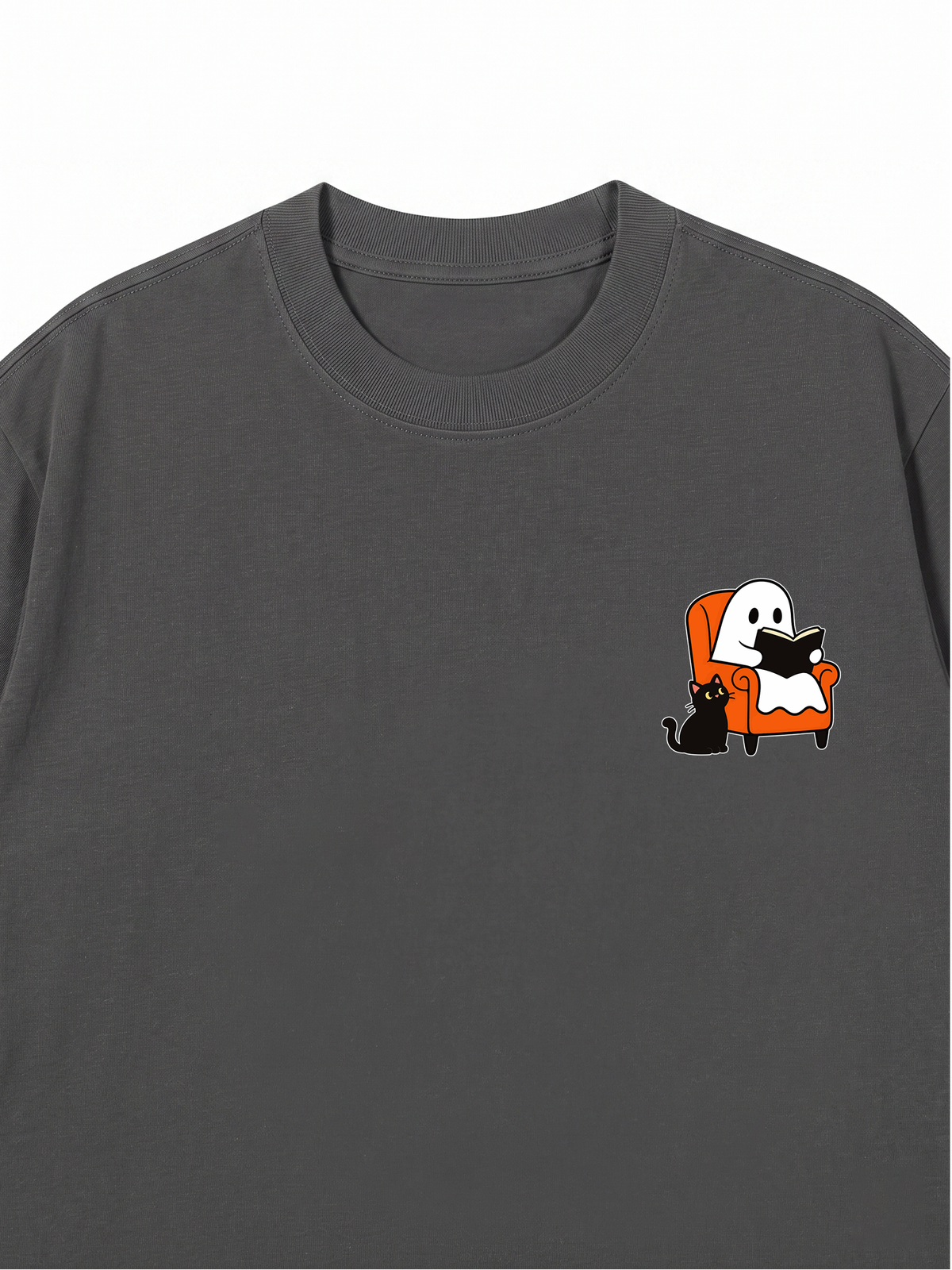 Áo Thun Relaxed Fit Ghost & Black Cat