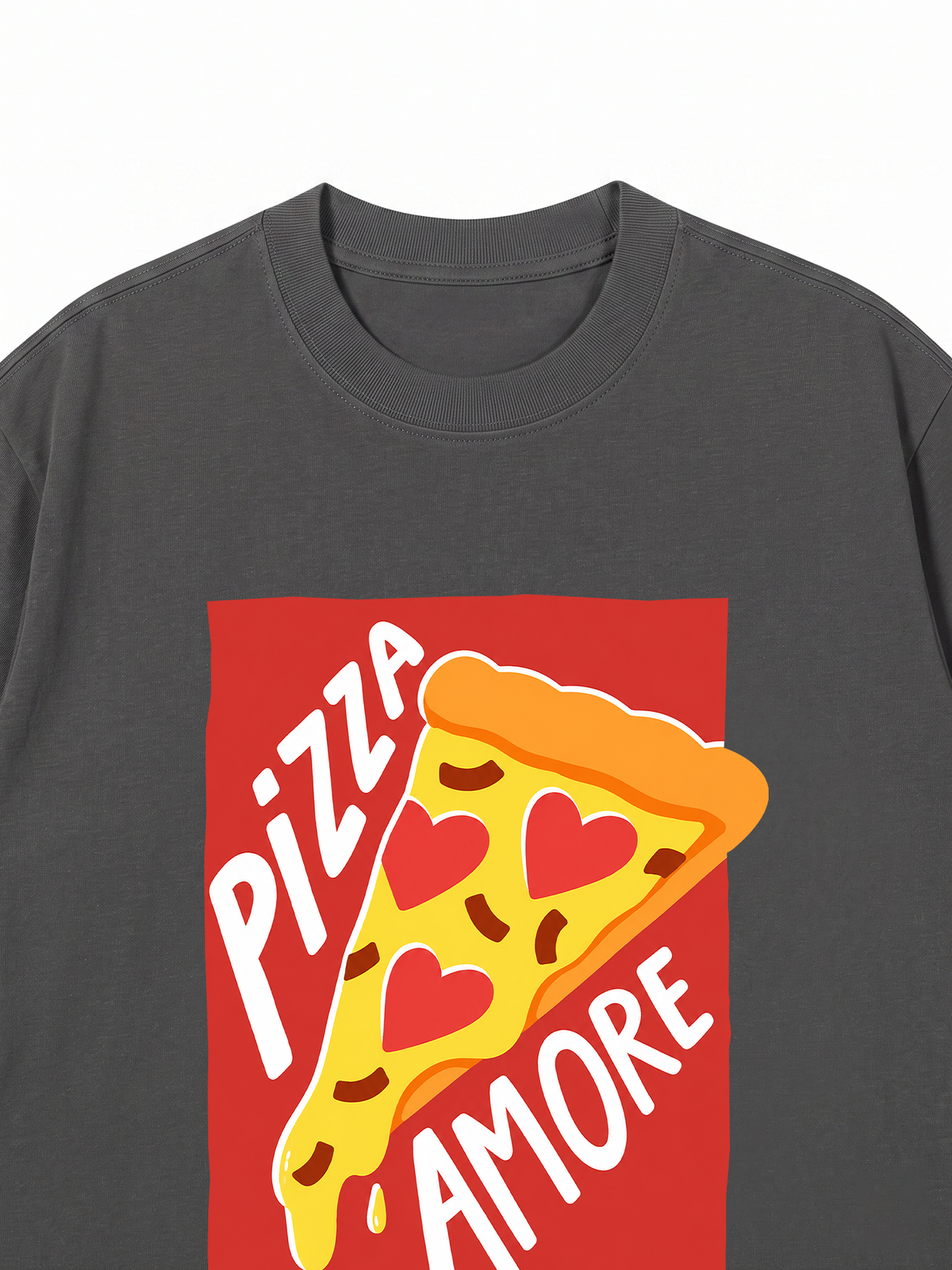 Áo Thun Relaxed Fit Pizza Amore