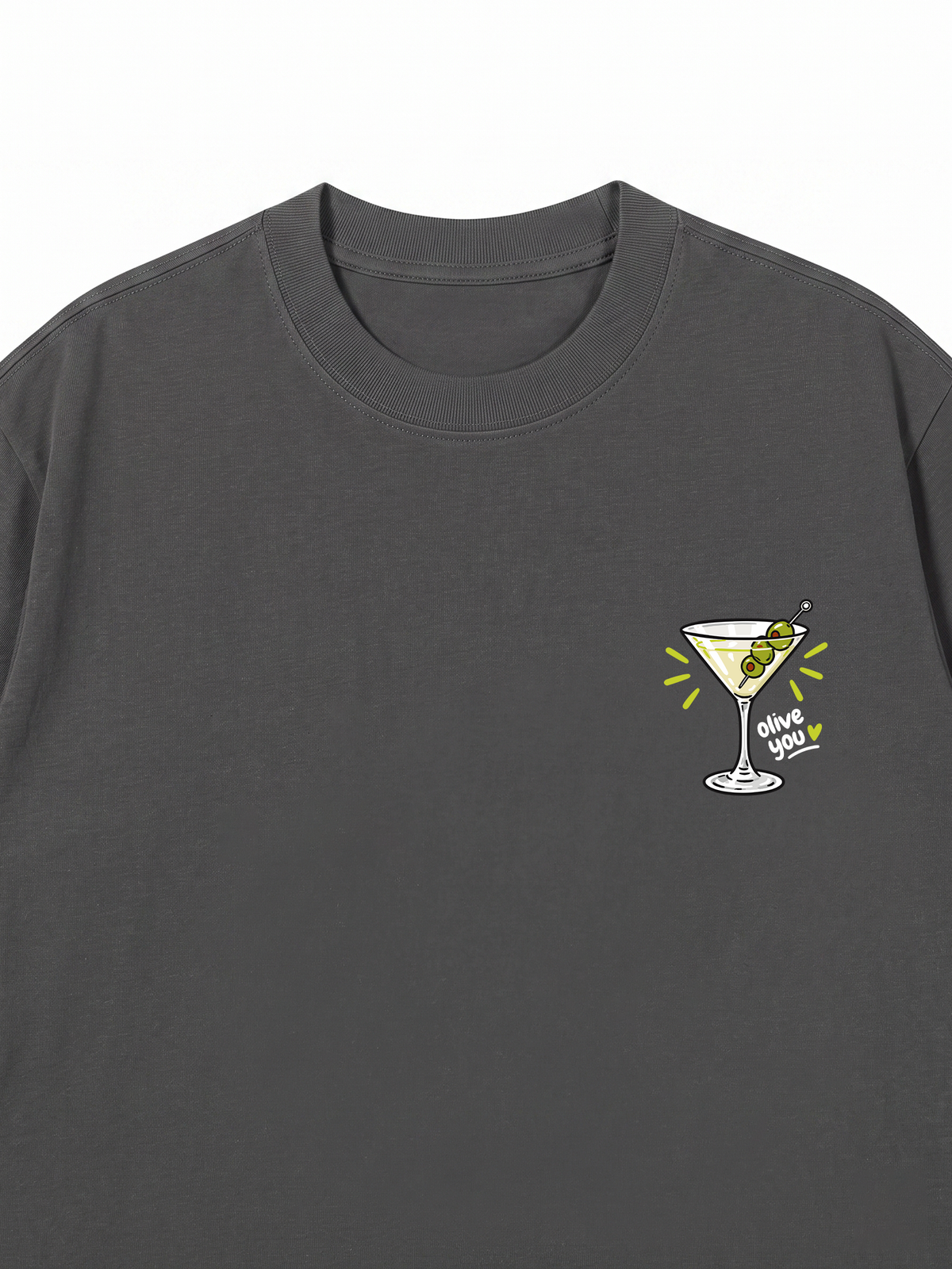 Áo Thun Relaxed Fit Martini Olive You