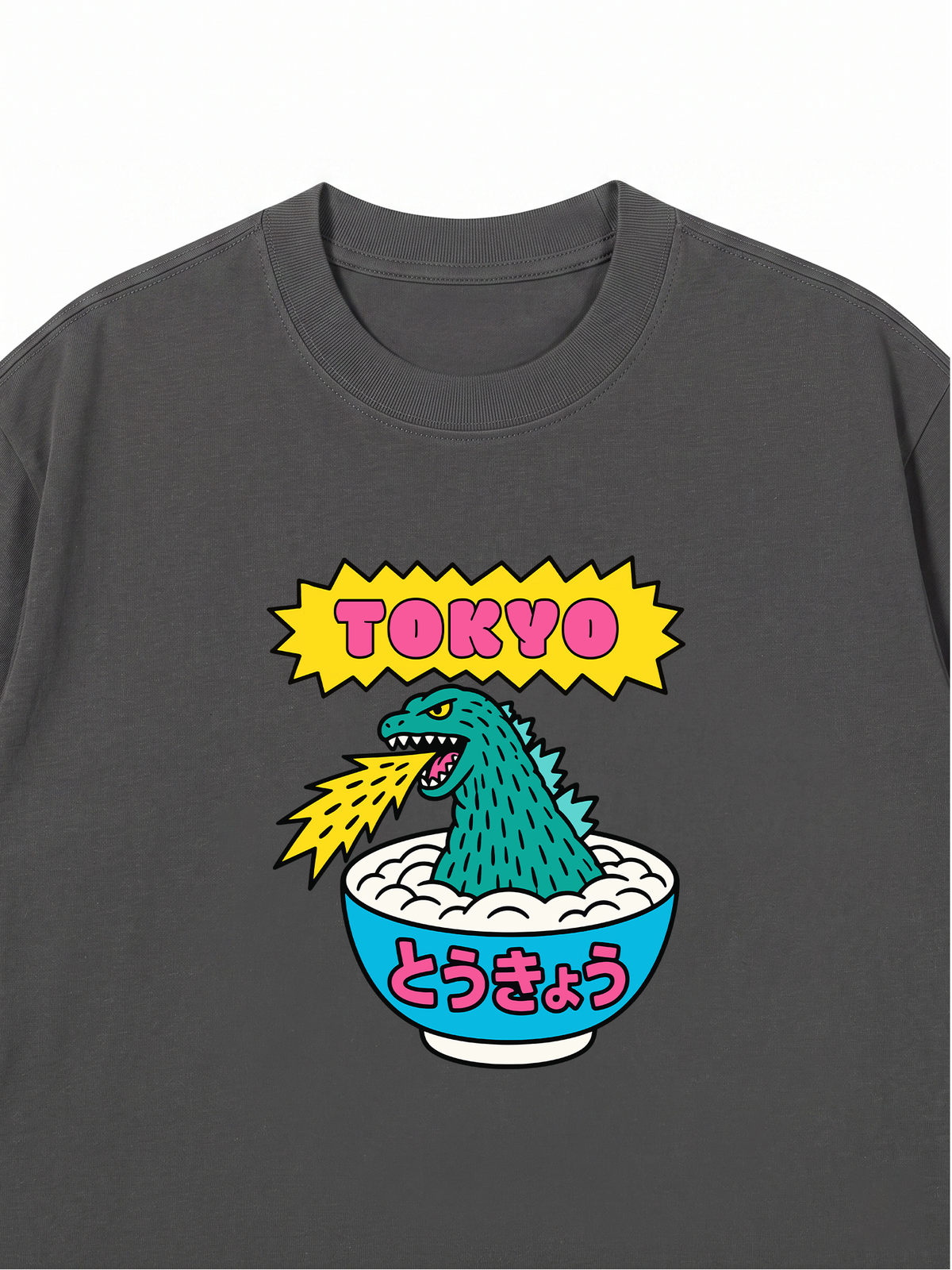 Áo Thun Relaxed Fit Tokyo Kaiju Ramen
