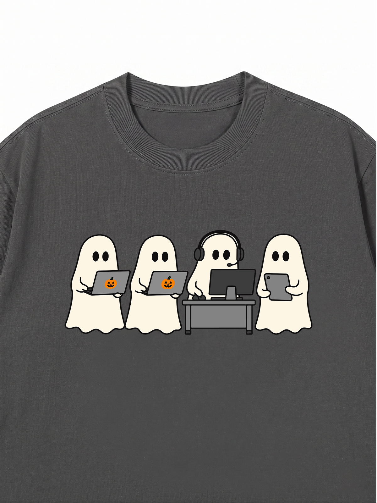 Áo Thun Relaxed Fit Ghost Office Squad