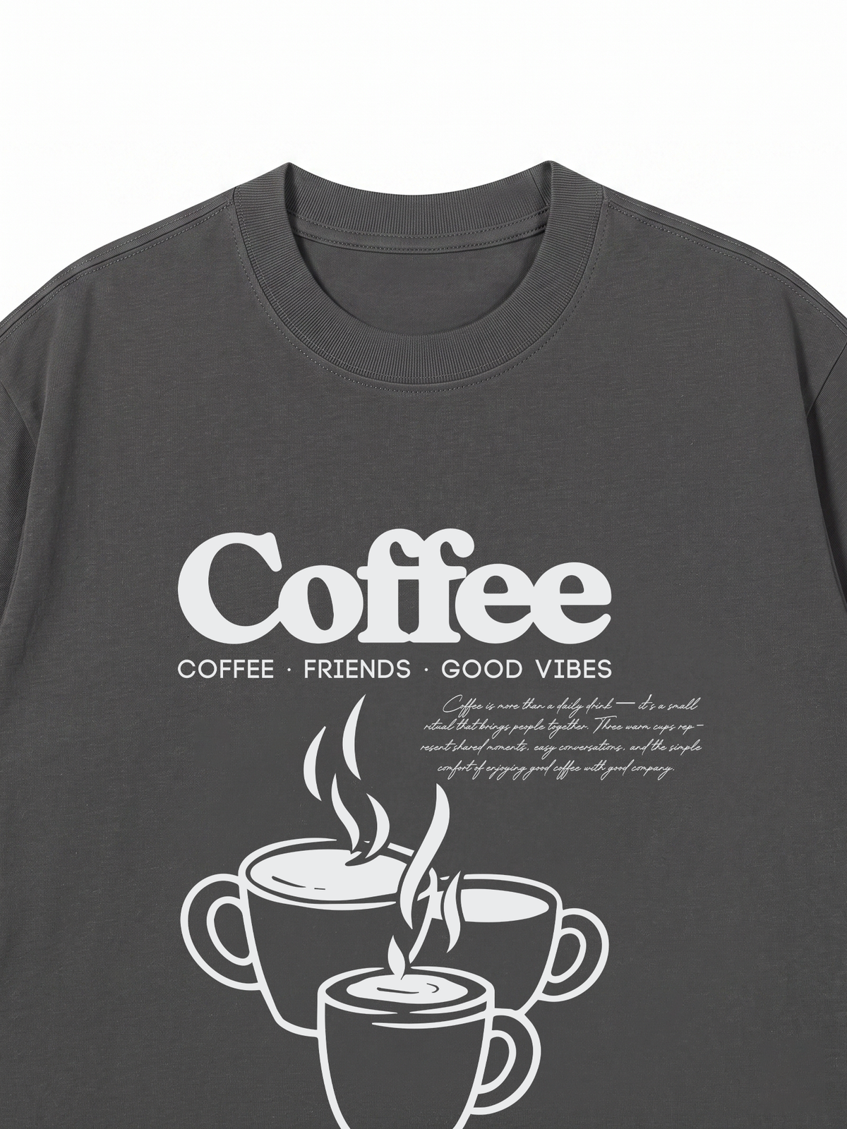 Áo Thun Relaxed Fit Coffee