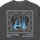 Áo Thun Relaxed Fit Hidden Meaning Zillion Black Blue Bandana