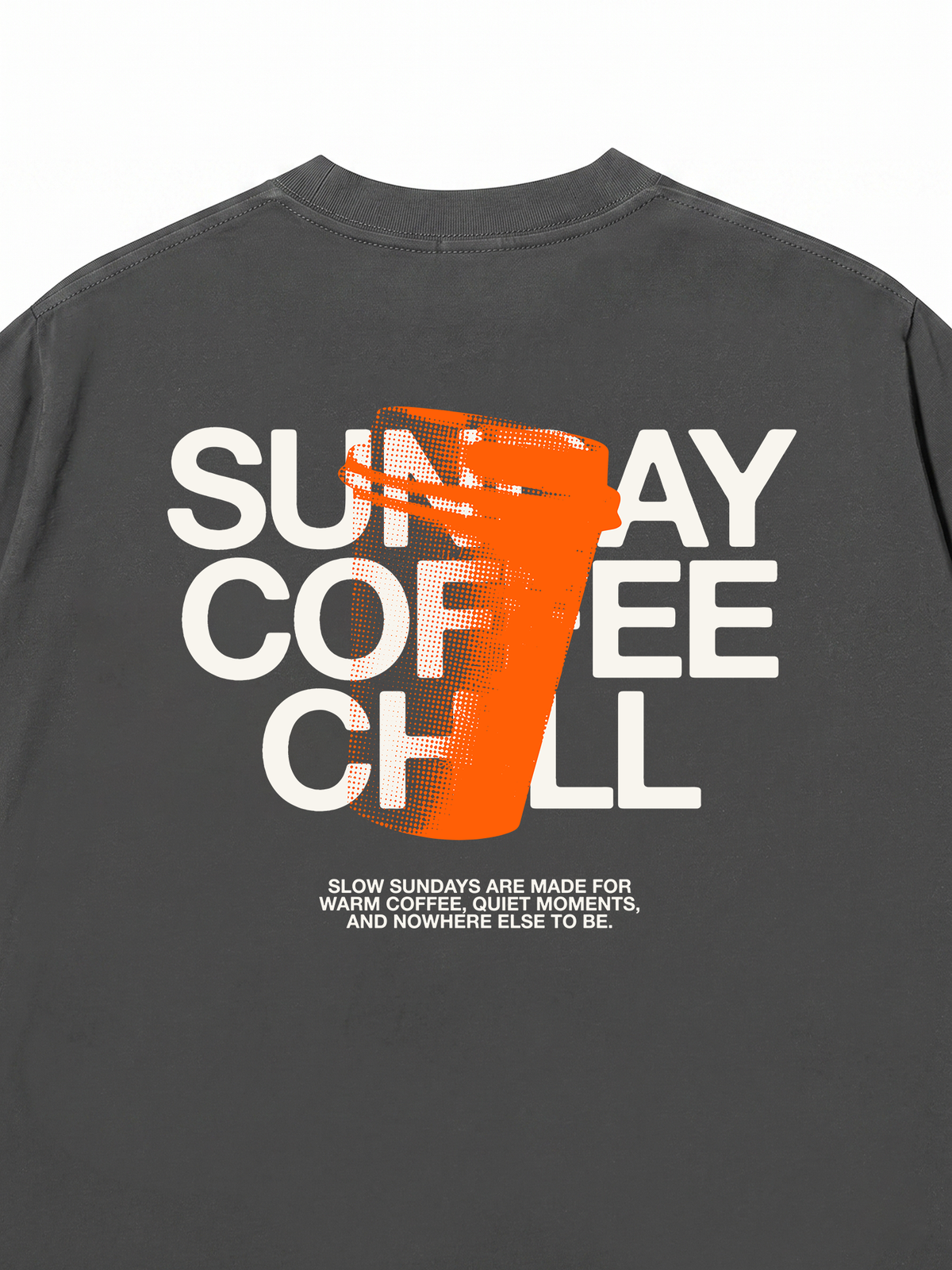 Áo Thun Relaxed Fit Sunday Coffee Chill
