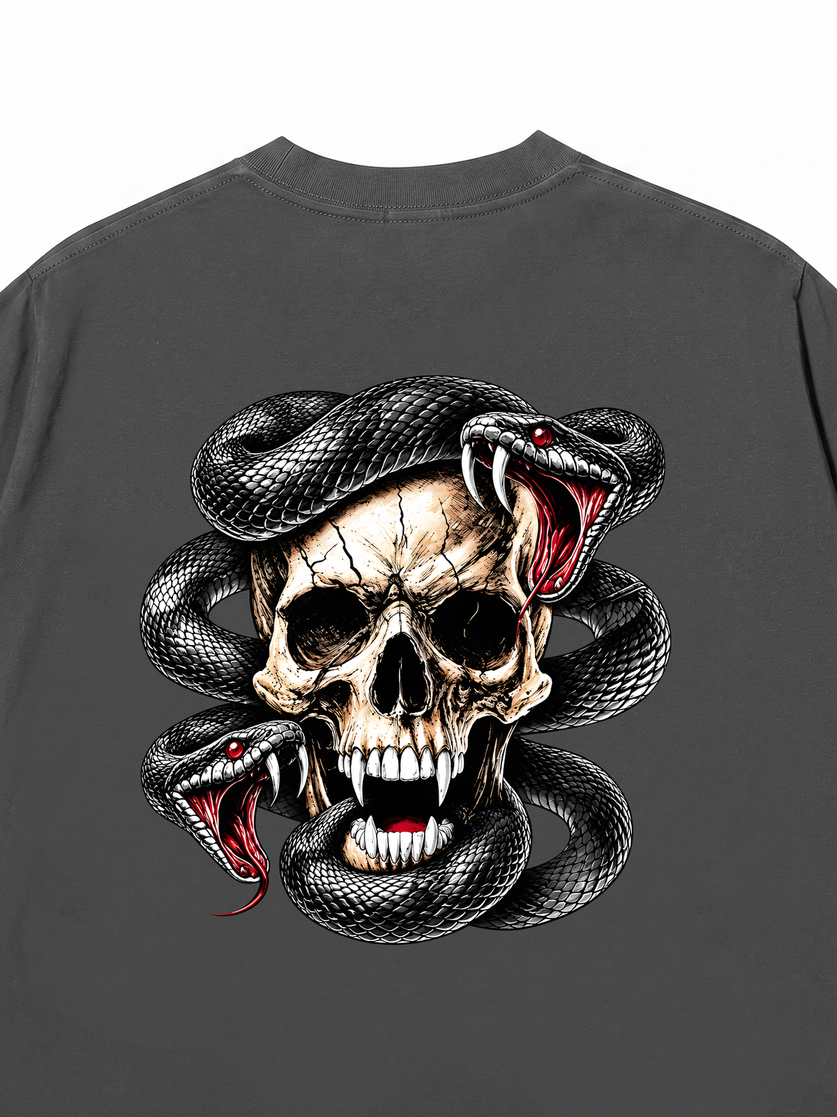 Áo Thun Relaxed Fit Viper Skull