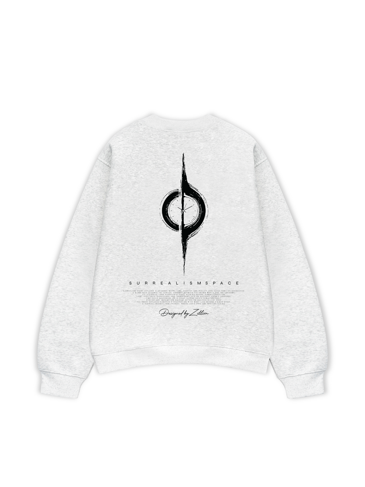 Áo Sweater Nỉ Hai Da Space