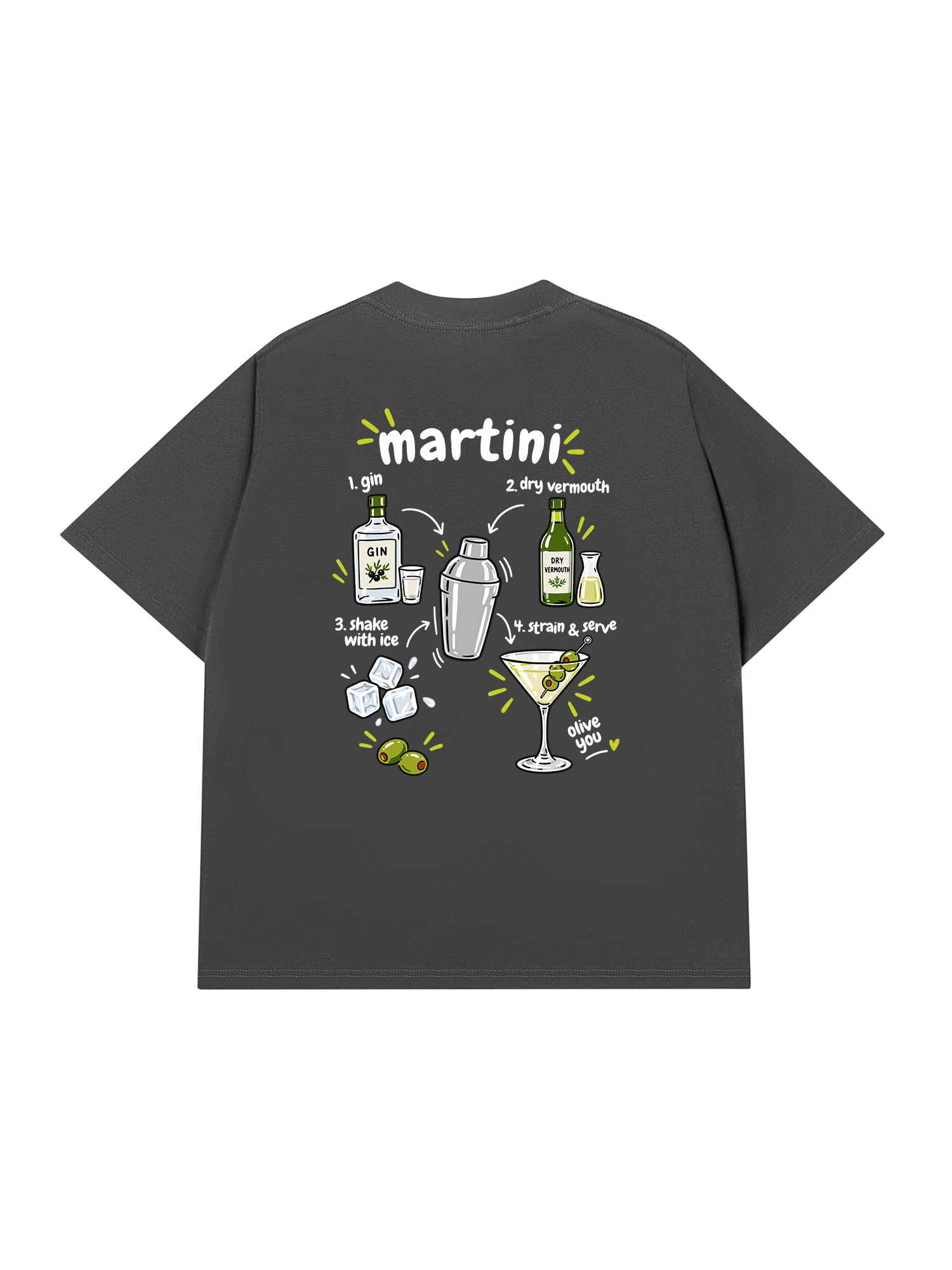Áo Thun Relaxed Fit Martini Olive You