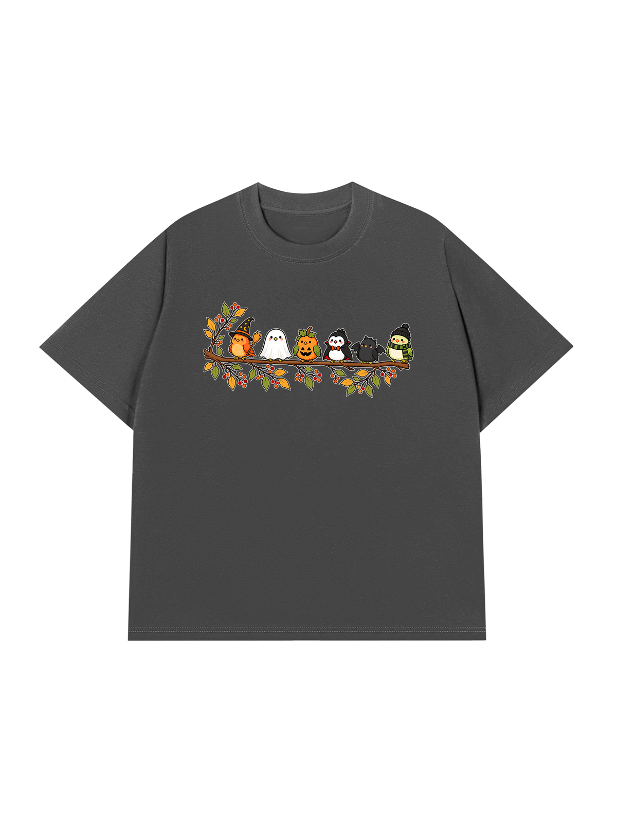 Áo Thun Relaxed Fit Halloween Birds Lineup
