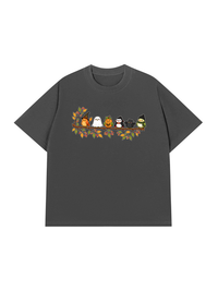 Áo Thun Relaxed Fit Halloween Birds Lineup