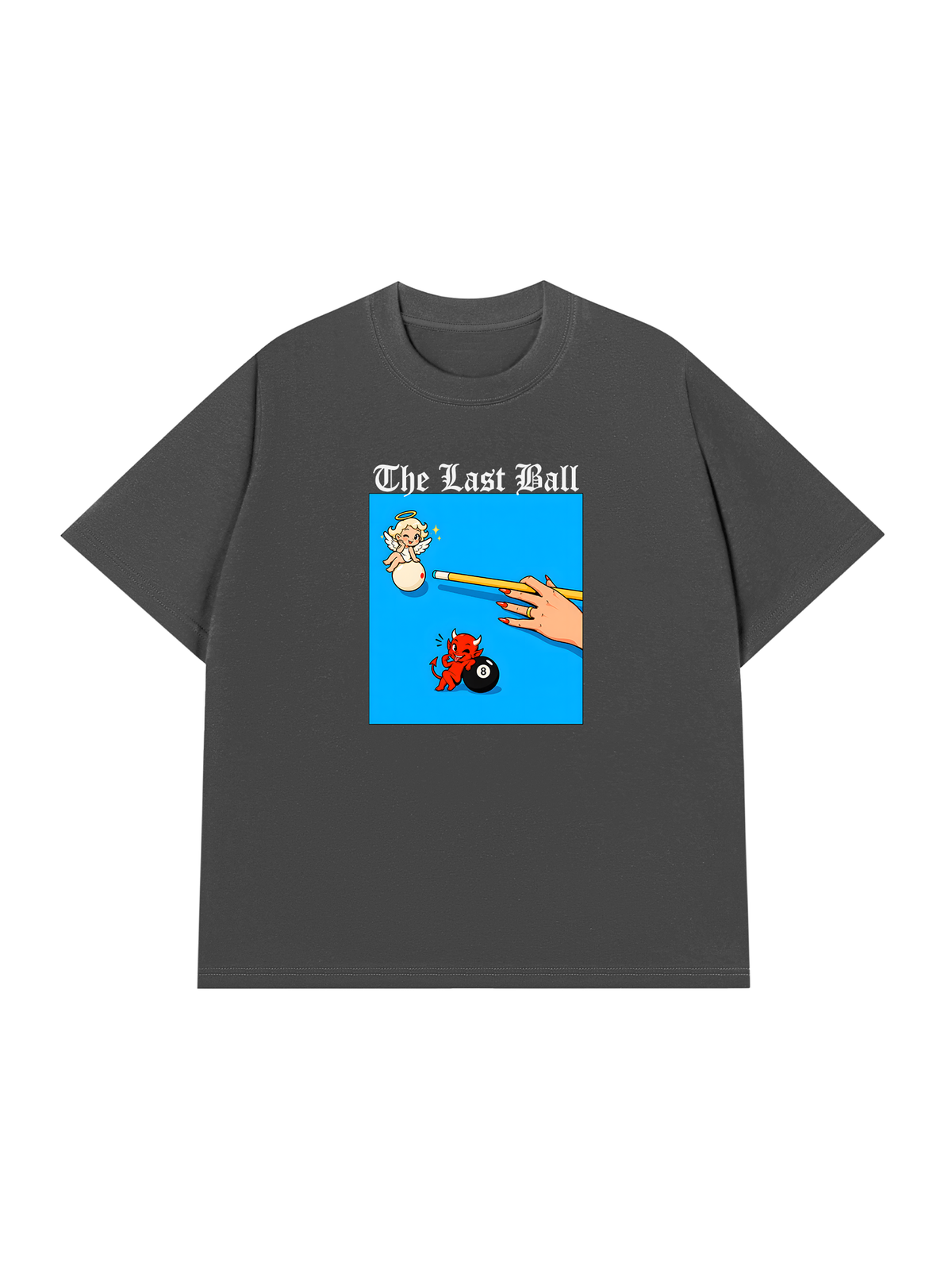 Áo Thun Relaxed Fit Angel & Devil Billiard