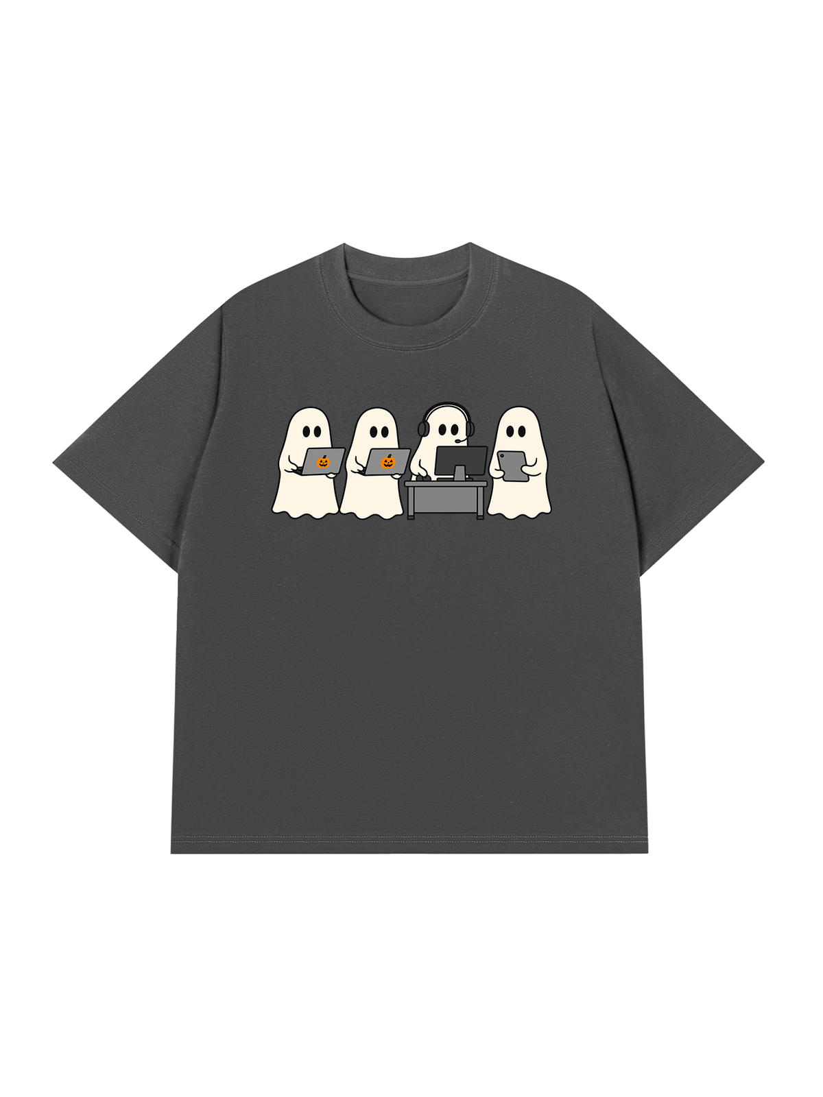 Áo Thun Relaxed Fit Ghost Office Squad