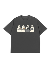 Áo Thun Relaxed Fit Ghost Office Squad