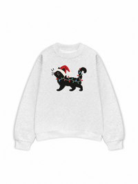 Áo Sweater Nỉ Hai Da Santa Catty